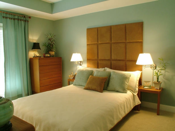 Bunte Schlafzimmer Designs beruhigend atmosphäre