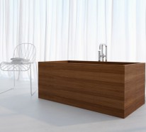 Auserlesene Badewannen aus Holz von Unique Wood Design