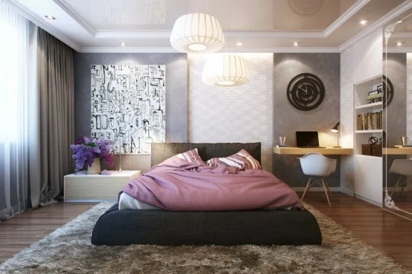  Schlafzimmer modern weich teppich ukrainisch designer