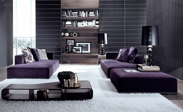  Wohnzimmer einrichten bauplan großartig purpurrot samt sofa