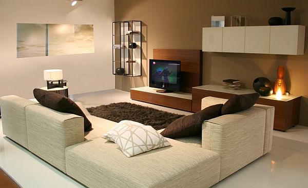 Wohnzimmer einrichten gemütlich sofas teppich weich