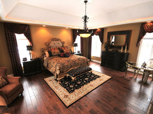 Schlafzimmer Trends luxus klassisch viktorianisch bettwäsche