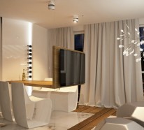 Ultramoderne Einrichtung in einem Apartment in Barcelona