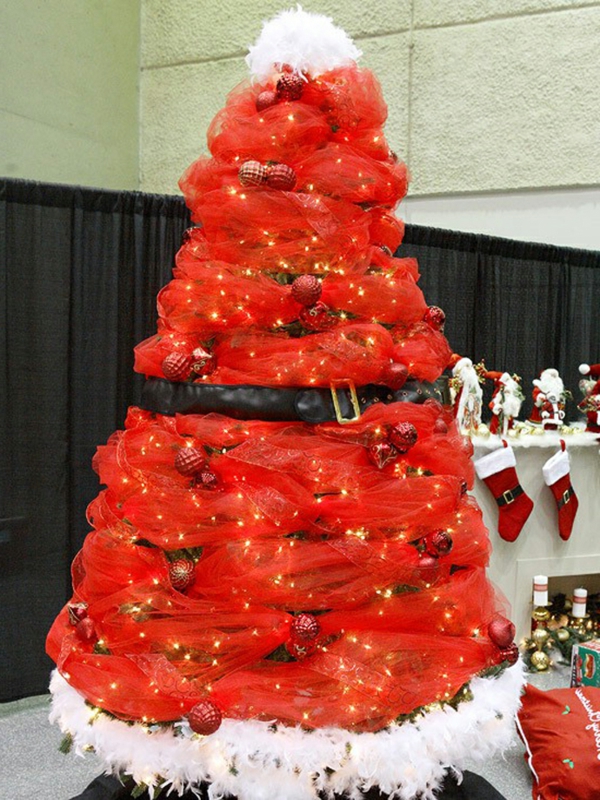 dekoration für künstlichen Weihnachtsbaum weihnachtsmann