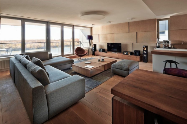appartement luxuriös und minimalistisch