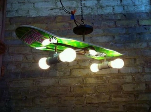 erstaunliche Handwerke DIY lampe licht  Skateboard 
