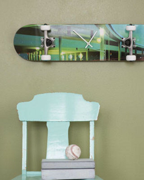 originelle Skateboard Erzeugnisse DIY wanduhr
