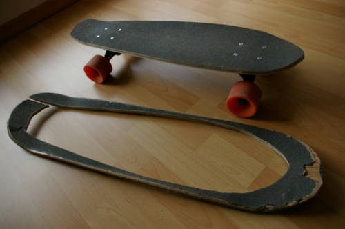 coole Skateboard Erzeugnisse DIY wiederverwendet