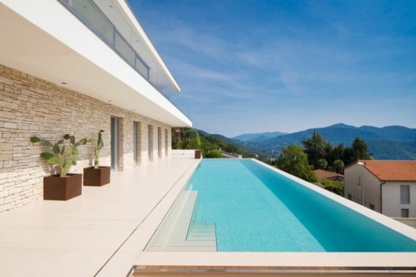 exklusive villa infinity pool
