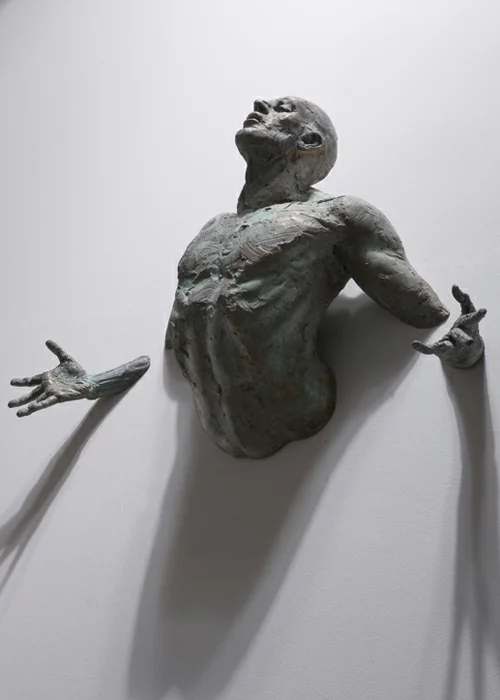 realistische Wand Skulpturen freiheit