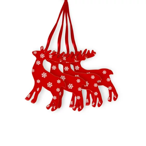 weihnachtsartikel rote Hirsche