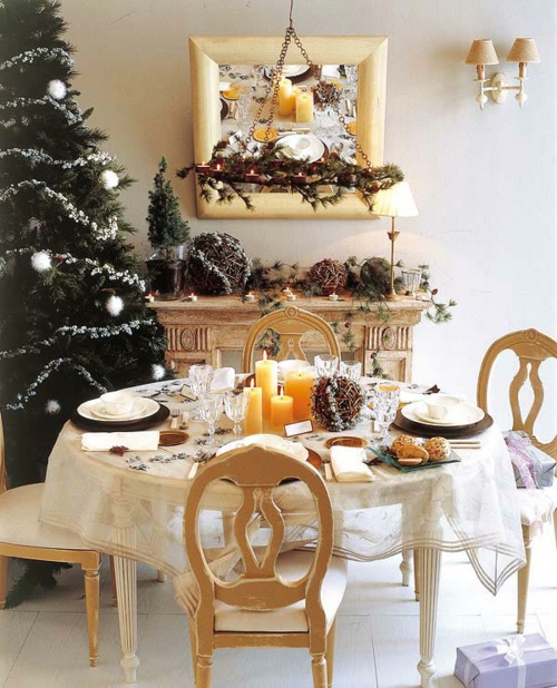 Bastelideen für festliche Tischdeko weihnachten
