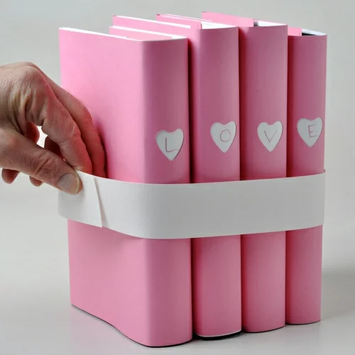 Geschenkideen zum Valentinstag buch rosa DIY 