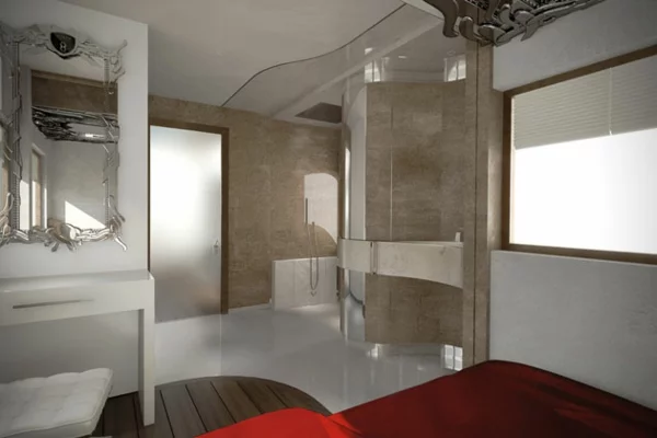Das teuerste Wohnmobil der Welt luxus badezimmer regendusche