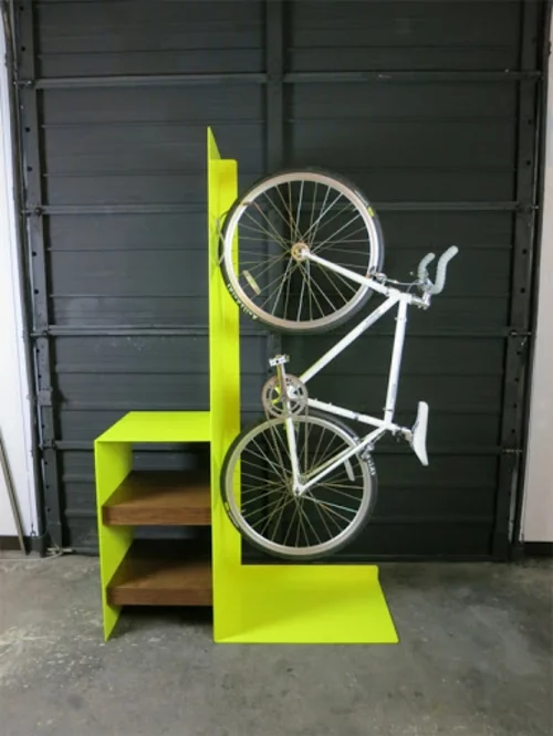 DIY Fahrrad zu Hause richtig aufbewahren treppe