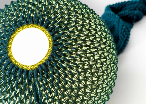 Gestrickte Lampenschirme design idee beleuchtung knitted