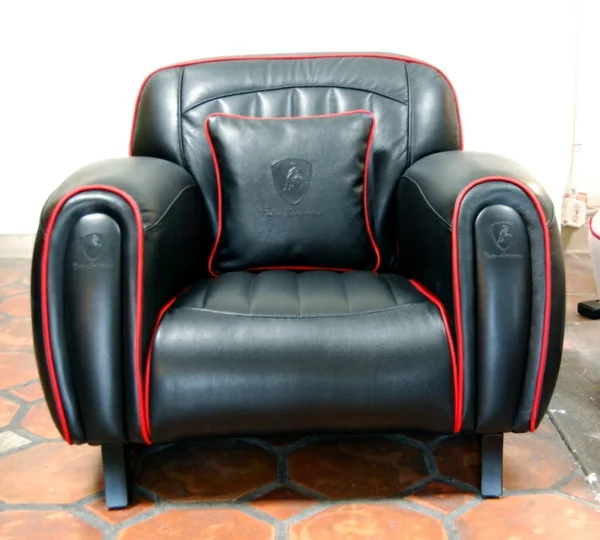 Imola S Sessel von Tonino Lamborghini schwarz stuhl