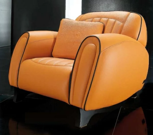 Imola S Sessel von Tonino Lamborghini orange