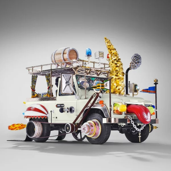 Land Rover von Studio Job kunstwerk bunt