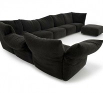 Modernes Sofa in Form einer Blume