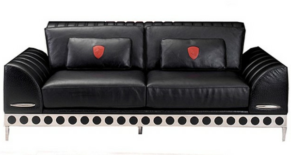 Die Montecarlo Möbel und der Imola S Sessel von Tonino Lamborghini sofa