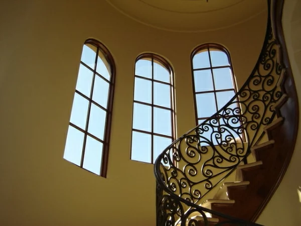 Tageslicht zu Hause mit  Stil treppe geländer ornament