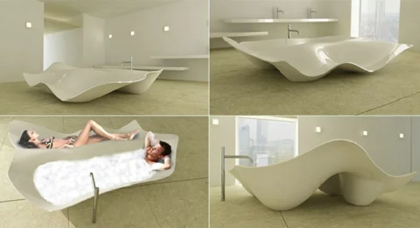 innovative Badewannen whirpool modern bad nehmen