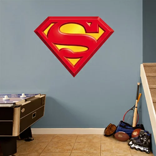 superhelden deko logo superman