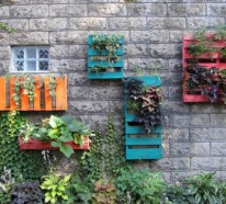 Coole DIY Projekte für die Wandbegrünung aus Paletten