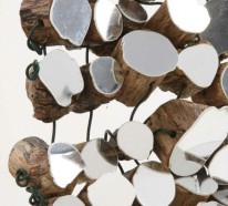 Wandteppich aus kleinen Spiegeln von Lee Borthwick