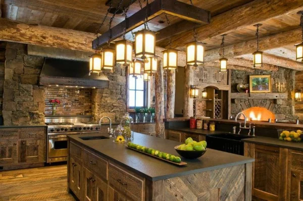 Küchen Designs mit Naturstein gestaltet spüle küchenarbeitsplatte