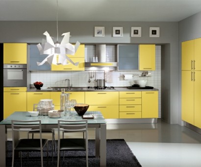 Leuchtende gelbe Küchen - Holen Sie die Sonne ins Haus