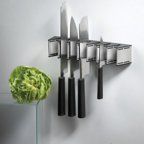 Messerblock für Küchenmesser metall edelstahl wand