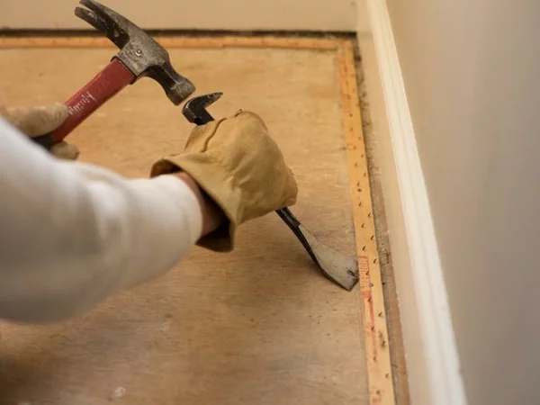 Teppichboden entfernen materialien leisten beseitigen