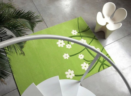 attraktive teppiche  wohnzimmer und kinderteppiche frisch grün