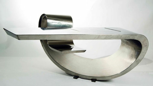 ausgefallene Shreibtische für Ihr Büro futuristisch stil design