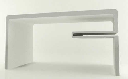 ausgefallene Schreibtische für Ihr Büro weiß minimalistisch
