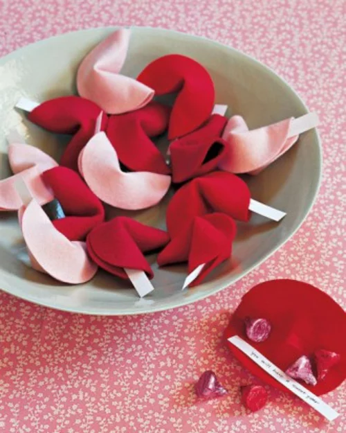  DIY Ideen zum Valentinstag filz schicksal cookies