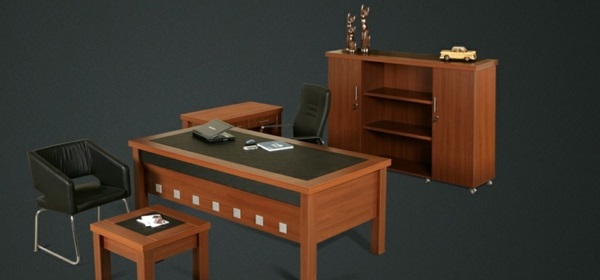 günstige Schreibtische fürs Büro ausstattung holz kompakt