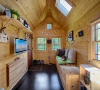 Ein DIY mobiles Haus mit gemütlichem Interieur