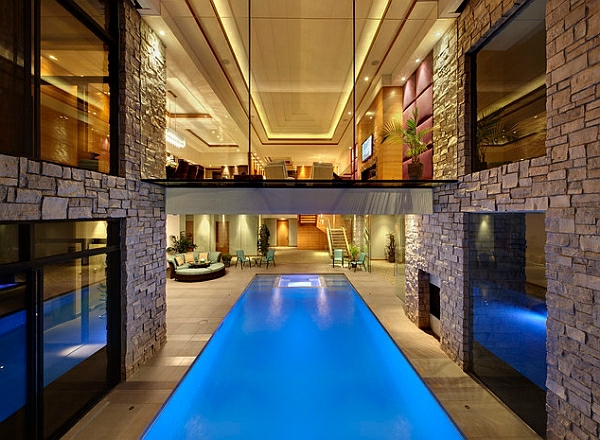 Schwimmbecken zu Hause - 50 Design Ideen für den eigenen Indoor Pool