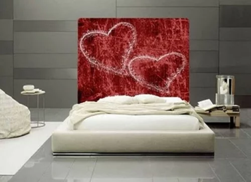  valentinstag schlafzimmer wand kunst herzen