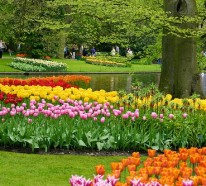 Bunte Gartengestaltung und Gartendeko – Der größte Blumengarten der Welt