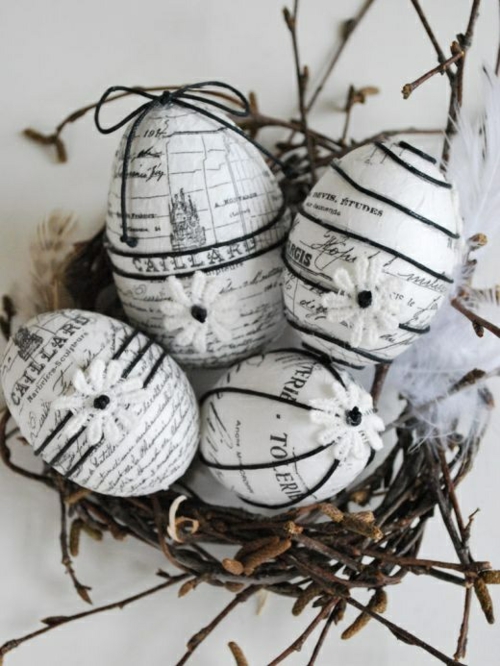 40 Dekoideen für Osterdeko mit Ostereiern