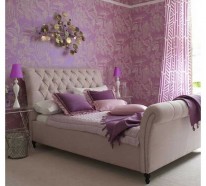 Luxus lila Schlafzimmer - Einrichtungsideen für eitle Damen