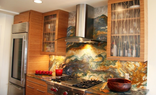 Schöne Küchenrückwand besteck abgebildet legende