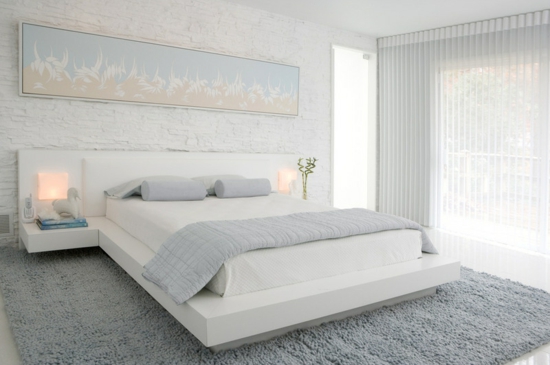 coole einrichtungsideen stadtwohnung einrichten schlafzimmer weiß