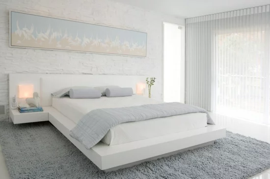coole einrichtungsideen stadtwohnung einrichten schlafzimmer weiß