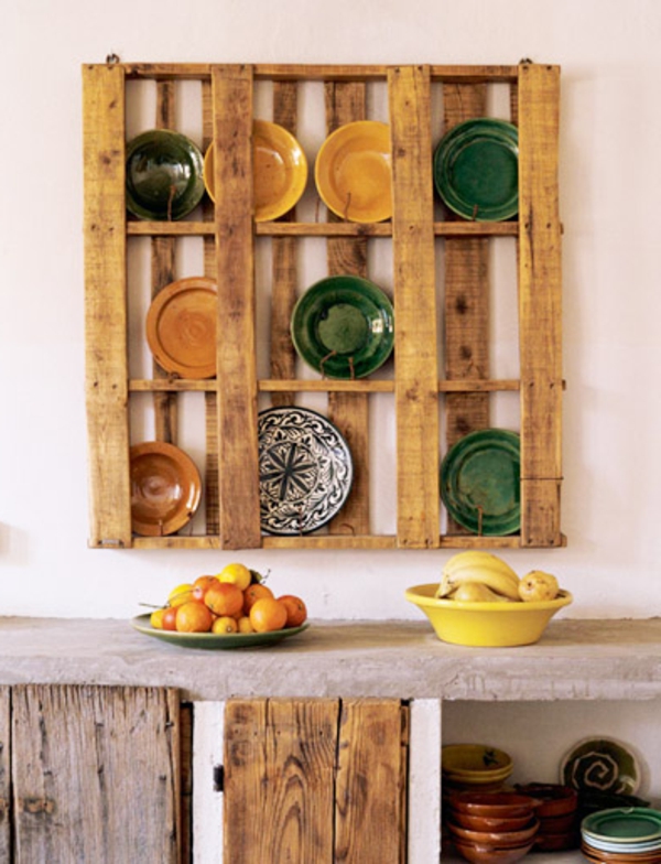 DIY Möbel aus Europaletten selbst basteln DIY küchen mobiliar