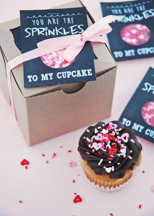 ideen zum valentinstag cupcakes